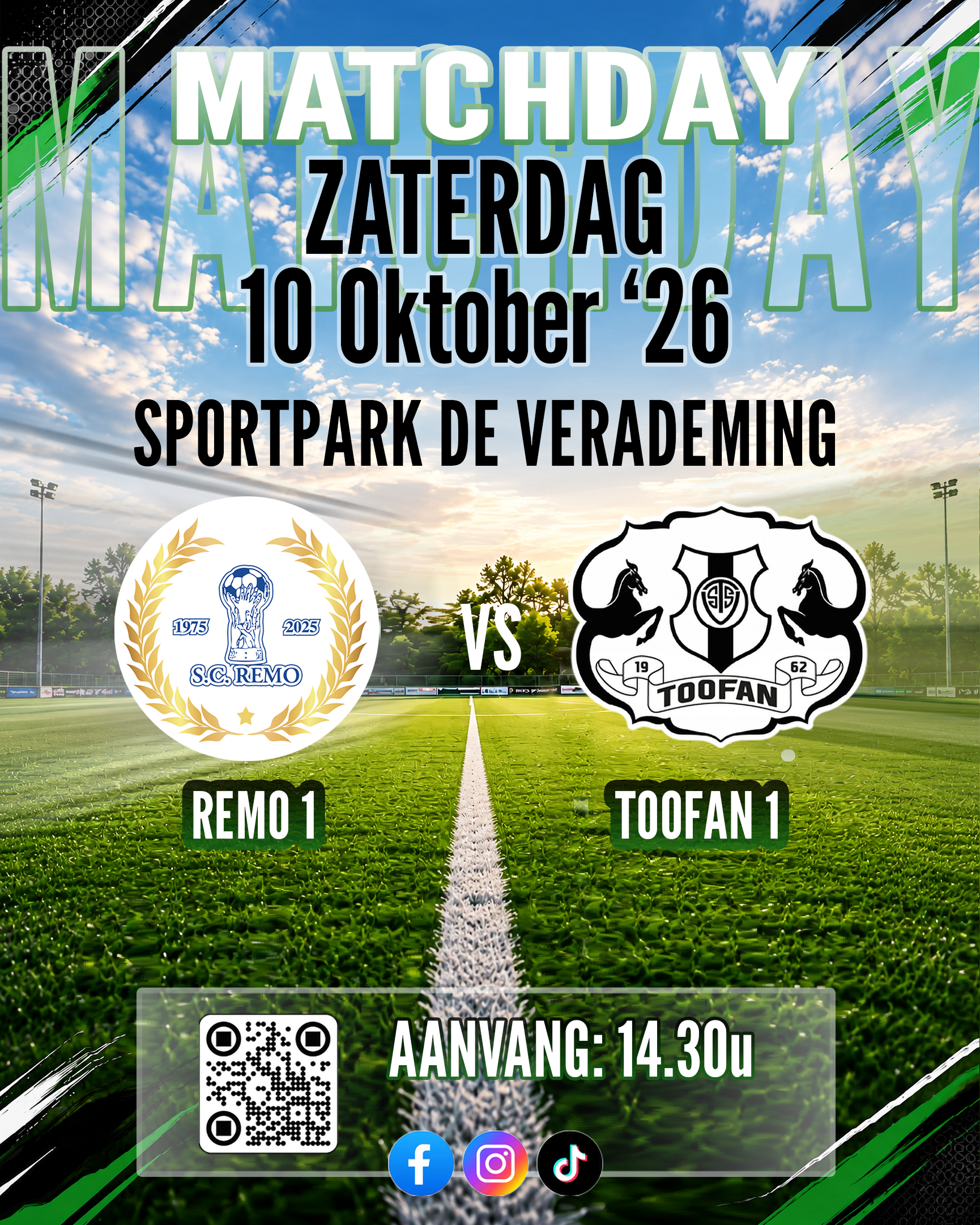 Matchday | 10-10 : REMO 1 vs Toofan 1