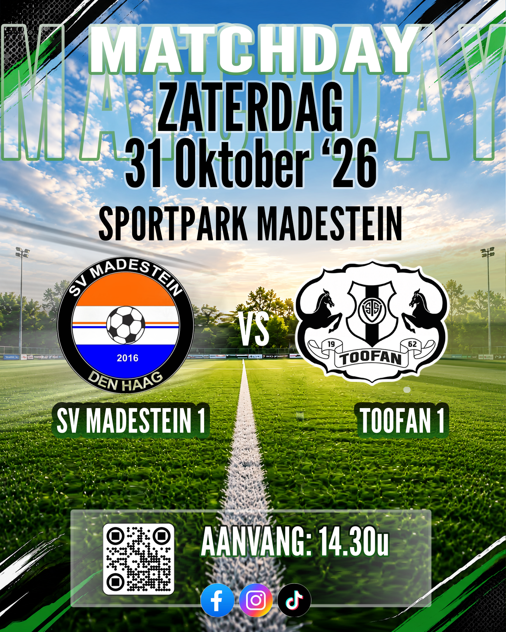 Matchday | 31-10 : SV Madestein 1 vs Toofan 1